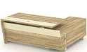 Стол руководителя с опорной тумбой (левый)