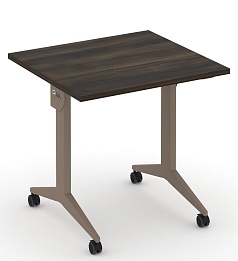 Стол складной мобильный на металлокаркасе (металл Черный, Белый, Антрацит, Серый, Латте, Капучино)